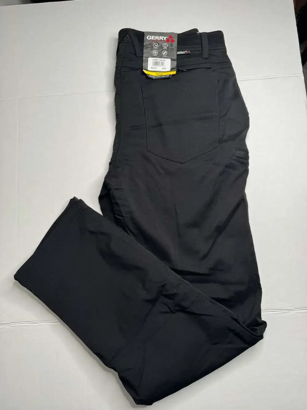 Gerry Venture Fleece Lined Pant Size 32X34 Black